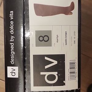 Saddle Brown over the knee boots